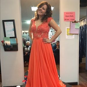 Coral Prom Dress